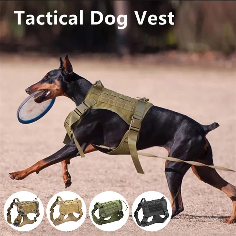 Adjustable Dog Harness Soft Nylon Vest Training For Medium
