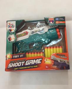 Yofi Shoot Game I124 Mainan Six Hole Repeat Gun Non Electric Mainan Soft Bullet Mainan Anak Cowo