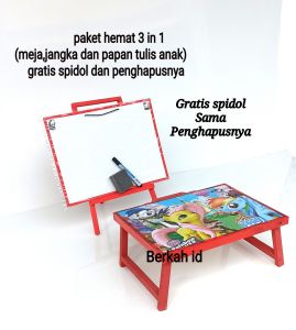 Meja Belajar Anak & Alat Tulis Lengkap