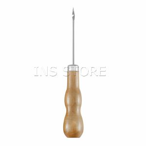 INS เข็มซ่อมรองเท้า งานฝีมือหนัง เจาะผ้าใบ เครื่องมือเย็บผ้า Sewing Awl