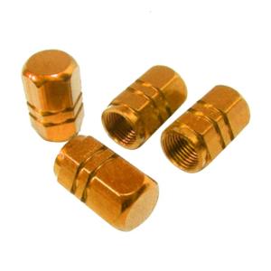 4pcs Aluminum Car Wheel Valves Stem Caps with Rubber Seal Airtight Protections Tire Valves Covers set for Vehicles Tires