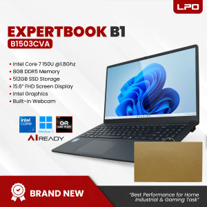 LPO Asus ExpertBook B1 B1503CVA Intel Core 7 150U 1.8Ghz 8GB DDR5 512GB SSD Intel Graphics 15.6" FHD