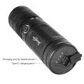 HaixnFire G45 Camping light USB rechargeable flashlight 4500 lumens Scalable zoomf loodlight Patrol light Barbecue lamp. 