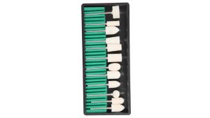 ZJchao Nail Drill Bits 12 Pcs Wool Felt Polishing Bits Multi Shaped Grinding Polishing File Heads Tools Accessories for Manicure Pedicure Glass Gold and Silver Jewelry Polishing