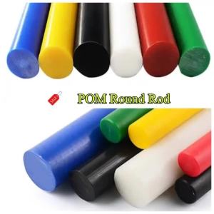 Dia 4-50mm POM Solid Plastic Bar Length 500mm Red Blue Yellow Green Solid Sticks Polyoxymethylene Rod Machining Material