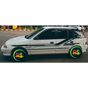 STIKER SEDAN FORSA STRIP MINIMALIS CUTTING STICKER BODY SAMPING TERBARU