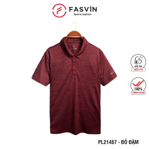 Áo thun polo nam cổ bẻ Fasvin PL21467.HN chất thun lạnh thấm hút tốt kiểu dáng basic co giãn thoải mái
