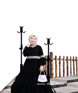 Abaya Anak Crinkle Airflow Bahan Adem Warna Pilihan Putih-Mocca-Hitam - Cocok untuk Acara Formal / Gamis Anak Cewek Crinkle Airflow Lembut & Modis Warna Mocca-Burgundi-Putih Ukuran S-XXL
