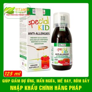 Special Kid Anti Allergies giúp giảm dị ứng mẩn ngứa mề đay rôm sảy cho bé | Nhập khẩu chính hãng Pháp