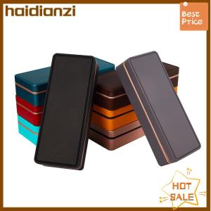 haidianzi Nhiều màu tinplate hình chữ nhật hộp lưu trữ container với nắp hộp thiếc nhỏ container rỗng hộp lưu trữ trường hợp tổ chức