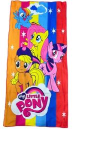 70cm x 140cm Towel Cartoon Tuala Mandi Kartoon Kanak Kids 儿童卡通毛巾 Frozen Pony Spiderman Avengers Cars Mickey