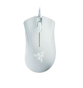 Razer DeathAdder Essential White Edition - Ergonomic Wired Gaming Mouse Model : MS-DEATHADDER-ESS-WH-2Y