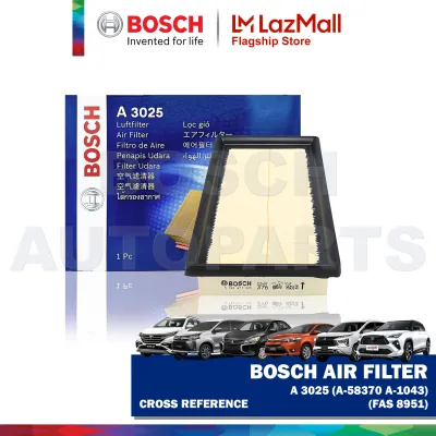 Bosch Air Filter for Toyota Avanza Rush Vios Superman Yaris Mitsubishi Mirage and Xpander