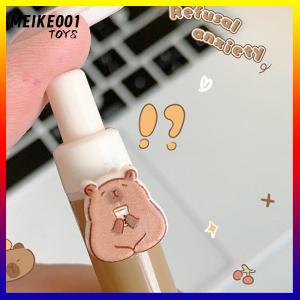 MEIKE001 ปากกาเจล capybara ลายการ์ตูนน่ารักขนาด0.5มม. ปากการูปสัตว์น่ารักสวยงามสำหรับเครื่องเขียนในโรงเรียน