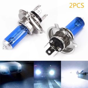 AUTOFun 1/2pcs HALOGEN LAMP H4 12V 60/55W P43T Headlight Accessories Bulb for All Type of Cars 5000k