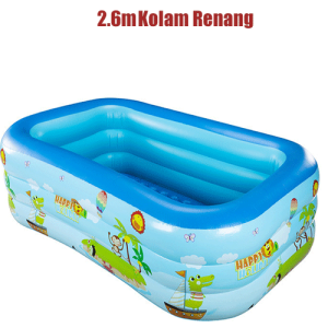 (COD) Kolamrenang Anak Besar Murah Jumbo 1.5m Kolam Renang Anak Petak Karet 150cm 120cm Dasar Gelembung Playground Bahan Tebal Ukuran Besar Tinggi Kolam Renang Swimming Pool Kolam Renang Bayi /kolam Renang Anak free pompa/kolam renang anak murah