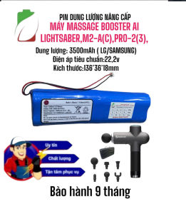 PIN 24V MÁY MASSAGE CẦM TAY BOOSTER LIGHT SABER AI/M2-A(C)/PRO2(3) CHÍNH HÃNG LG BẢO HÀNH 9 THÁNG ( PIN GỐC 2400mAH)