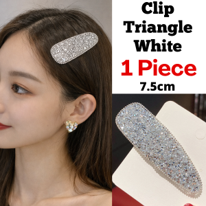 AIDA Korean Style Crystal Sequins Rhinestone Bangs Hair Clip 韩版气质水晶亮片水钻刘海夹
