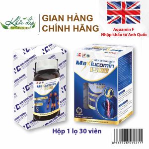 Viên dưỡng khớp MAX GLUCOSAMIN 1500 NCP Hỗ trợ thoái hóa khớp đau mỏi vai gáy đau lưng - hộp 30v