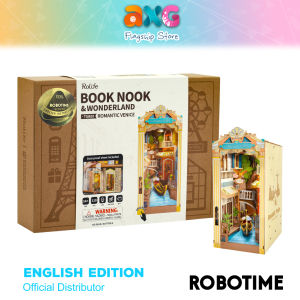 Robotime Rolife Romantic Venice DIY Book Nook Shelf Insert Puzzles (TGB08)