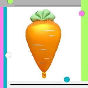 Matte Radish 30 inches Summer Hawaii vegetable Fruit theme party decoration aluminum foil balloon