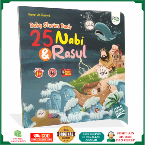 BOARDBOOK 25 Nabi dan Rasul FULL COLOR Buku Anak Kisah Dua Puluh Lima Nabi Bergambar Baby Stories Book 25 Naby & Rosul Karya Harun Ar-Rasyid Penerbit Pustaka Quran Sunnah PQS