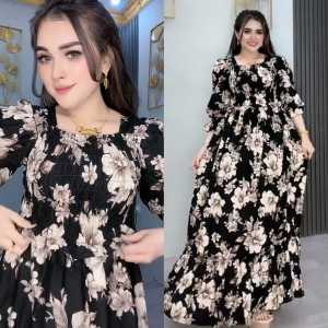 Gamis Wanita Widahliya Katun Rayon