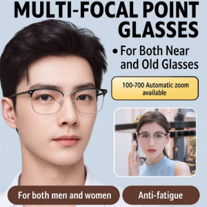Automatic Zoom Blue Light Blocking Reading Glasses Progressive Multifocal Reading Glasses Anti Blue Light Presbyopia Glasses