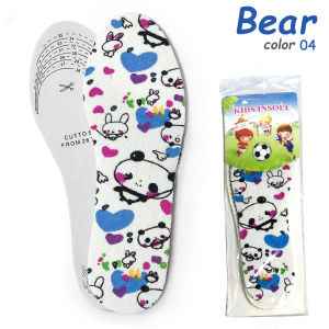 Childrens flat fashion cartoon pattern shoes insole elastic soft kids shoe pad size26-36