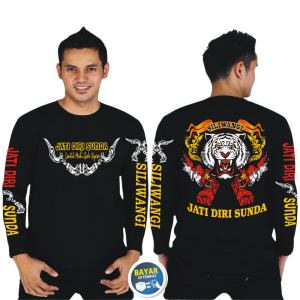Baju kaos distro pria keren dewasa lengan panjang - MOTIF SILIWANGI BARU - BY. Visell collection389