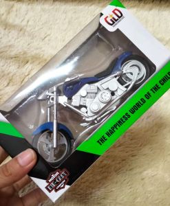 Dreamtoys96 Mainan Diecast Harley Alloy Glide Mainan Motor Balap