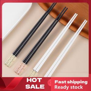 🚚【Local Express Delivery】🚚 Amber Cherry Blossom Alloy Chopsticks Chinese Chopsticks Reusable Tableware