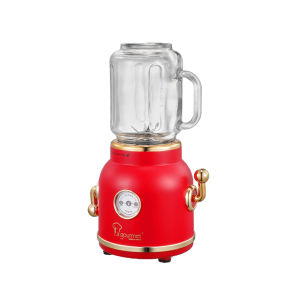 La gourmet Healthy Retro Juice Blender 0.6L - High Power 6 Stainless Steel Blade BPA Free Easy Clean