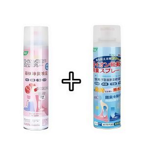 Janpan Shoe Deodorant Spray Socks and Shoes Stink Freshener Odor Remover Antibacteria Spray