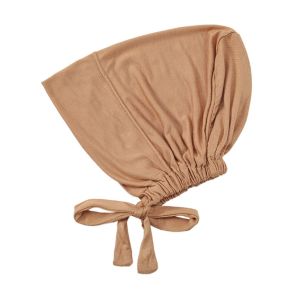 MAYIT Chế độ mềm Khăn choàng đầu Modal Dây rút co giãn Màu sắc đồng nhất Mũ turban Hồi giáo Khăn turban nữ Đóng lại bằng dây buộc Mũ lưỡi trai Phụ nữ Hồi giáo