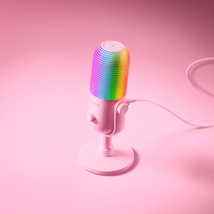 Razer Seiren V3 Chroma USB Microphone — RGB Lighting - Cardioid Capsule - Tap-to-Mute