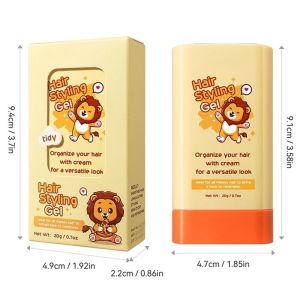 Hair Wax Stick Styling Gel Finishing Comb Tidy Flyaway Smooth Hold Natural Kids Daily Use