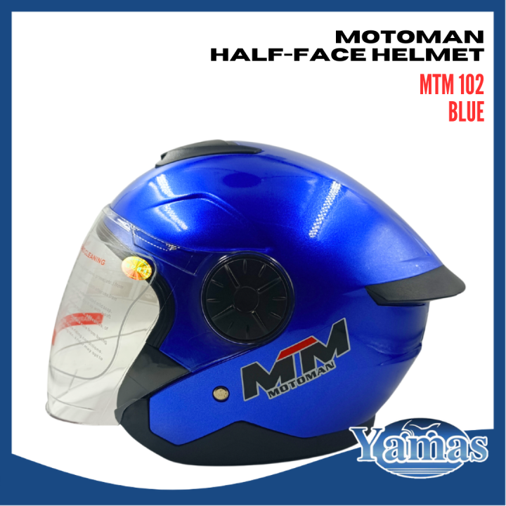 Motoman Half Face Helmet Mtm 102 Motorcycle Protective Gears Yamas Motoman Half Face Helmet Mtm 102 Motorcycle Protective Gears Yamas