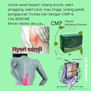 BBM-Paket Herbal Minuman Serbuk CMP&CALSEABONE MEMBANTU ATASI Syaraf Kejepit
