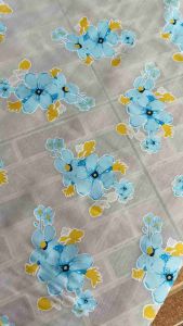Kain Organdi Motif Embouse Organza Premium - Harga setengah meter