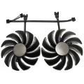 LUXURYLYN T129215SU GPU Cooler DC 12V Dual Fans Video Card Cooler Professional 4Pin Graphics Card Fans for GIGABYTE RTX2060GTX1650 1660/1660Ti Computer Cooling. 