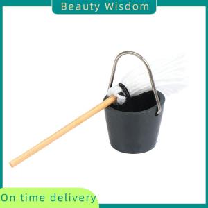 Beauty Wisdom 1Set 1:12 Dollhouse Miniature Kitchen Garden Mop Bucket Doll House Decor Toy