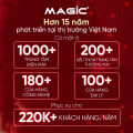 Máy hấp thực phẩm đa năng 2 tầng Magic Korea A-64, dung tích 5L hấp cùng lúc 2 con gà 1.1kg, lồng hấp bằng nhựa PP dễ dàng tháo lắp, nút điều chỉnh thời gian, công suất 500W, bảo hành chính hãng 18 tháng. 