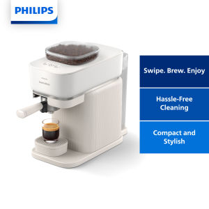 [NEW] Philips Baristina Espresso Machine White | Automatic Grinder & 16-Bar Coffee Maker (BAR300/00)