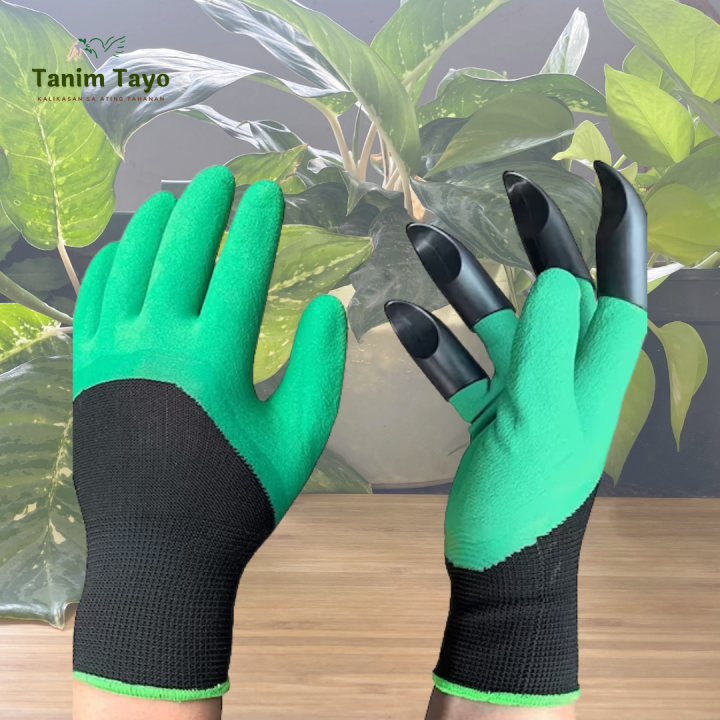 Gardening Gloves Rubber with Claw Gardening Tools