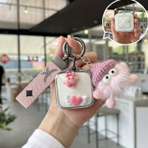 Zeekr 001 เหมาะสําหรับ ZEEKR X 2024 ZEEKR 009 ฝาครอบกุญแจรถรถรีโมทคอนลกล่องกุญแจรวมทุกอย่างสาวน่ารักเชลล์คีย์เชลล์กรณีกุญแจรถจี้สดน่ารักใหม่รถ Must-Have d