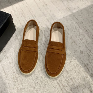 Free Shipping 35-43 Size WomenS Shoes 2026 Autumn New Collection Slip-On Loafers Moccasins And Single Shoes In A Chic Style