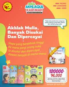 SERIAL AKHLAQUL KARIMAH BUKU ADAB ANAK MUSLIM ISLAMI BUKU ANAK