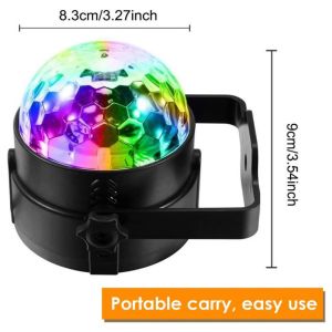 YHLAMP Party Laser Stage Light: Mini Remote Control Crystal Rotating KTV Disco Festival Music Ceiling Light