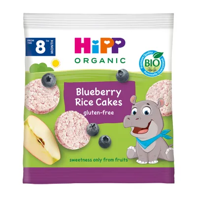 Hipp Organic Blueberry Rice Cake Gluten Free
